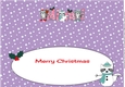 Christmas Rocky the Racoon with Snowracoon MIMI large dl insert