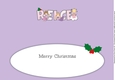 Christmas Angels REICE large dl insert