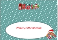Christmas Plump Robin with letters to Santa KAI large dl insert