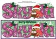 Christmas Plump Robin with Christmas Pudding SKYLA large dl