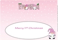 First Christmas Gnomes with baby bottle FREYA large dl insert