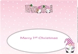 First Christmas Gnomes with baby bottle HALLI large dl insert