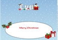 Scottish Snowman EVA large dl insert