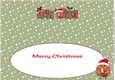 Christmas Plump Robin with Hot Drink DAMIAN & NICHOLA large dl insert