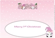First Christmas Gnomes with baby bottle AYDA large dl insert