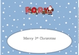 Santa and his Reindeers 1st RORY large dl insert