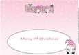First Christmas Gnomes with baby bottle MAEVA large dl insert