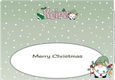 Christmas Gnomes with decorations KEIRA large dl insert