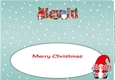 Christmas Gnomes with sweets KEVIN large dl insert