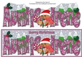 Christmas Plump Robin with Sweets AUNTIE IRENE large dl
