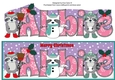 Christmas Rocky the Racoon with Snowracoon ALBIE large dl