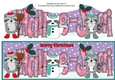 Christmas Rocky the Racoon with Snowracoon HALLE-JAI large dl