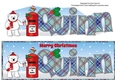 Monty Polar Bear letter to Santa QUINN large dl