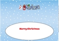 Monty Polar Bear letter to Santa QUINN large dl insert