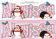 Christmas Fat Penguins Skiing ALYISSA large dl