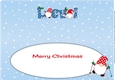 Christmas Gnomes skiing LEVI large dl insert