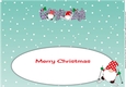 Christmas Gnomes skiing GEORGIA-LEIGH large dl insert