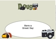 Photography Theme DOUG large dl insert