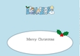 Christmas Angels AAMEERA large dl insert