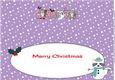 Christmas Rocky the Racoon with Snowracoon AAMAIIYA large dl insert