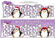 Christmas Fat Penguins Eating Ice Cream BREANNA large dl