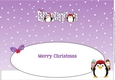 Christmas Fat Penguins Eating Ice Cream BREANNA large dl insert