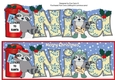 Christmas Rocky the Racoon with letters to Santa NIA large dl
