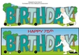 Crown Green Bowling Ladies BIRTHDAY 75th large dl