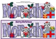 Christmas Rocky the Racoon with presents NORAH large dl
