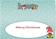 Christmas Gnomes with presents CHRISTOPHER large dl insert