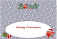 Christmas Plump Robin Skating TOMMY large dl insert