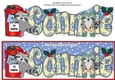 Christmas Rocky the Racoon with letters to Santa CONNIE large dl