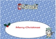 Christmas Rocky the Racoon with letters to Santa CONNIE large dl insert