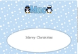 Christmas Penguins MAC large dl insert