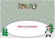 Christmas Billy the Badger with letter to Santa RAYMOND large dl insert