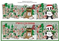 Christmas Billy the Badger with letter to Santa ISOBEL & ROD large dl