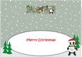 Christmas Billy the Badger with letter to Santa ISOBEL & ROD large dl insert