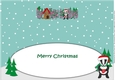 Christmas Billy the Badger with Mug and House from OUR HOUSE TO YOURS large dl insert
