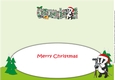 Christmas Billy the Badger Beginners Golf GRANDAD large dl insert
