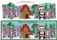Christmas Billy the Badger with Mug and House MUM & DAD large dl