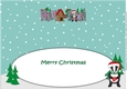 Christmas Billy the Badger with Mug and House MUM & DAD large dl insert
