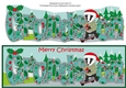 Christmas Billy the Badger with Scooter GRANDSON large dl