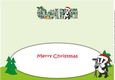 Christmas Billy the Badger Beginners Golf COLIN large dl insert