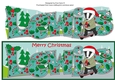 Christmas Billy the Badger with Scooter LEWIS large dl