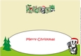 Christmas Billy the Badger Advanced Golf HUSBAND large dl insert