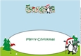 Christmas Billy the Badger Intermediate Golf GRANDPA large dl insert