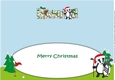 Christmas Billy the Badger Intermediate Golf HOWARD large dl insert