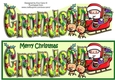 Jolly Santa with Reindeers and Sledge GRANDSON large dl