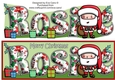 Jolly Santa with presents ROSIE large dl