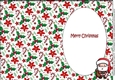 Jolly Santa with presents decoupage insert
